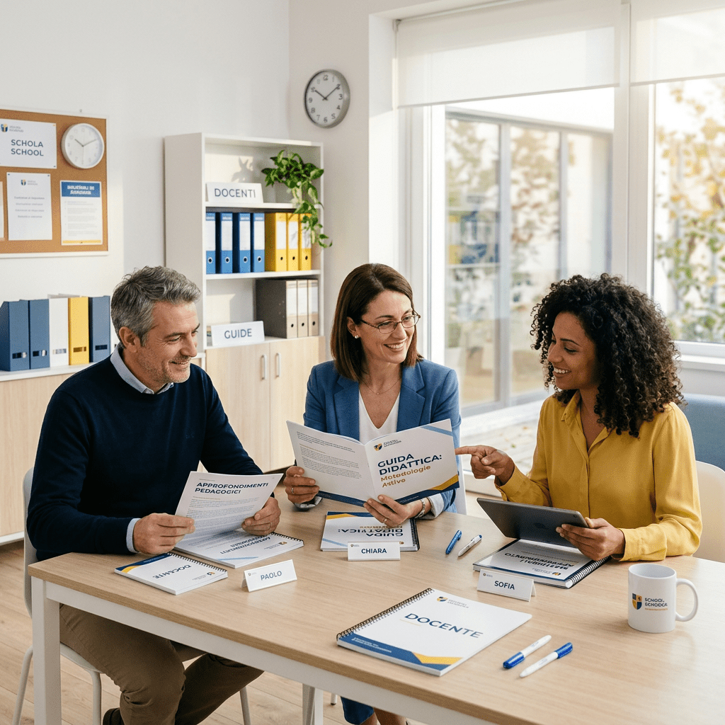 Docenti con guide e materiali di approfondimento
